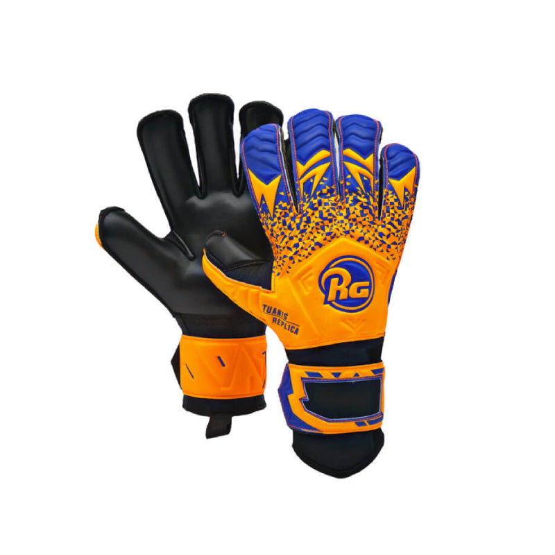 RG Tuanis Replica with F/S Goalkeeper Gloves - Blue/Fluo Orange
