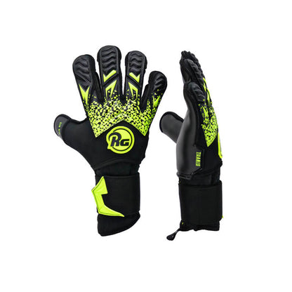 RG Tuanis w/ FS Goalkeeper Gloves - Black/Fluo Yellow