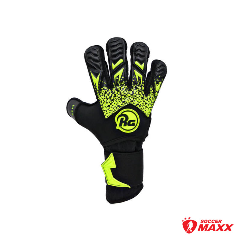 RG Tuanis w/ FS Goalkeeper Gloves - Black/Fluo Yellow