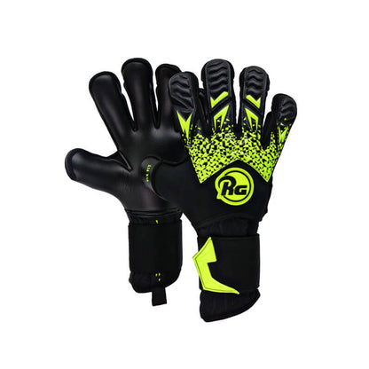 RG Tuanis w/ FS Goalkeeper Gloves - Black/Fluo Yellow