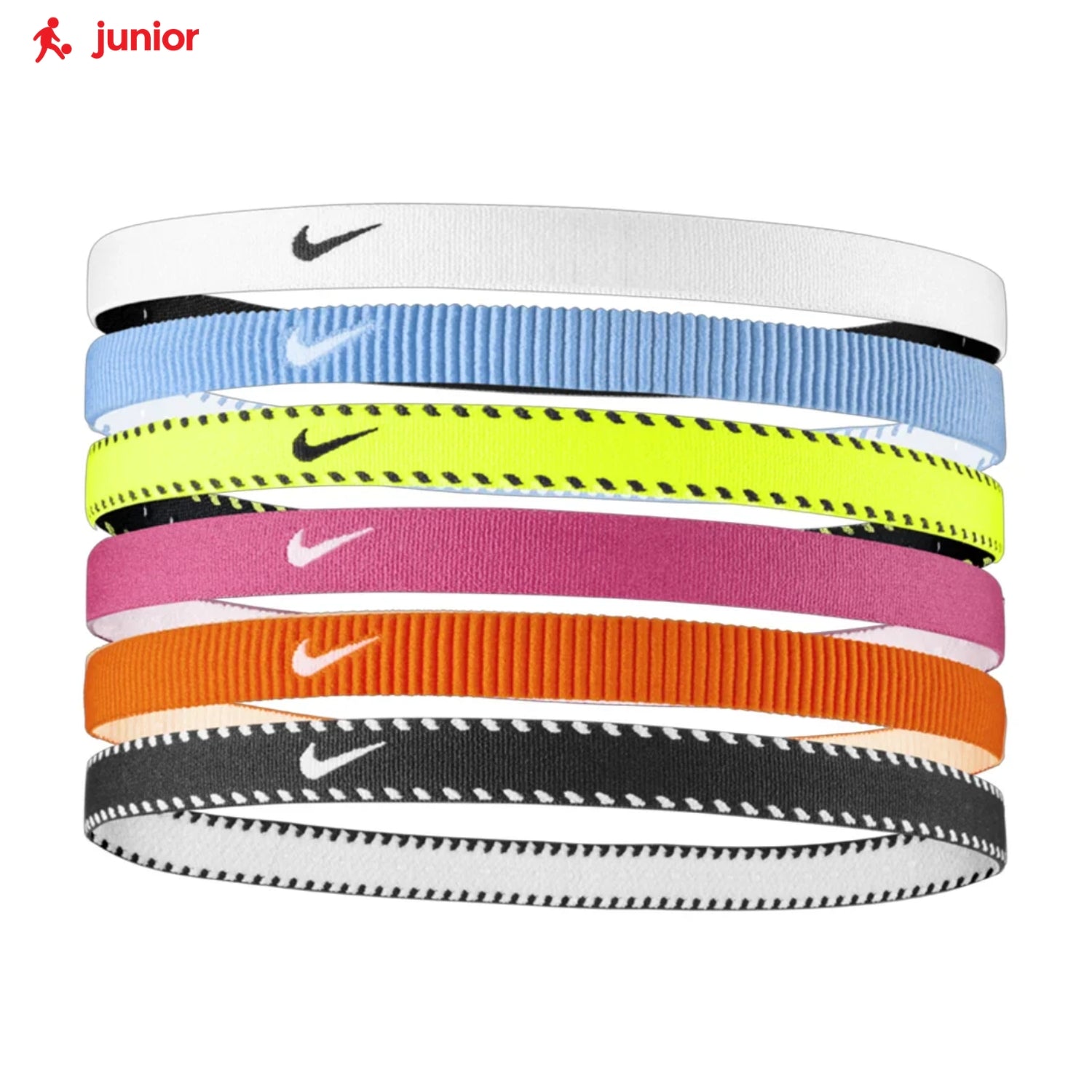 Nike Youth Flex Classic Headbands (6 pk)