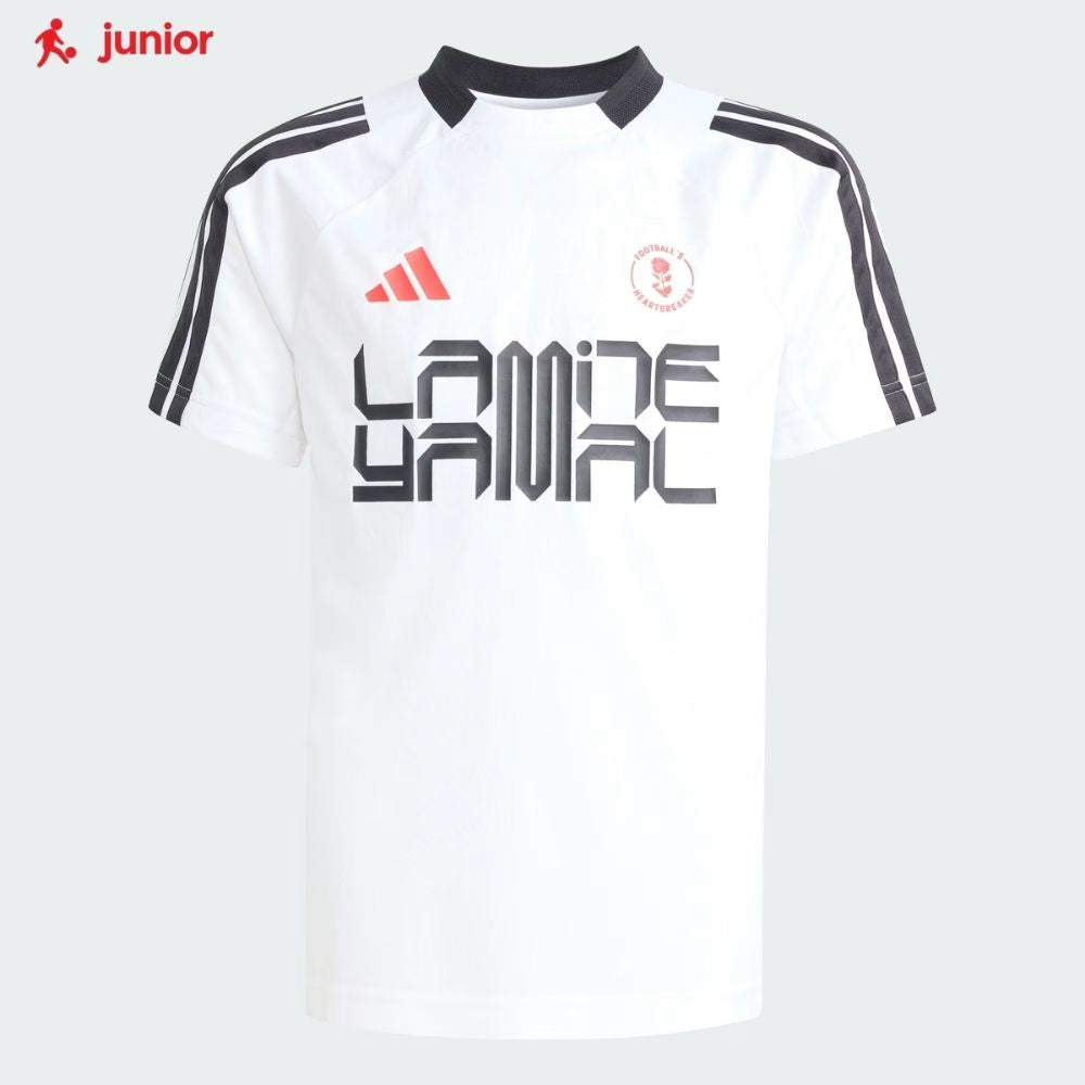  Lamine Yamal 19 ホワイトシャツ adidas 