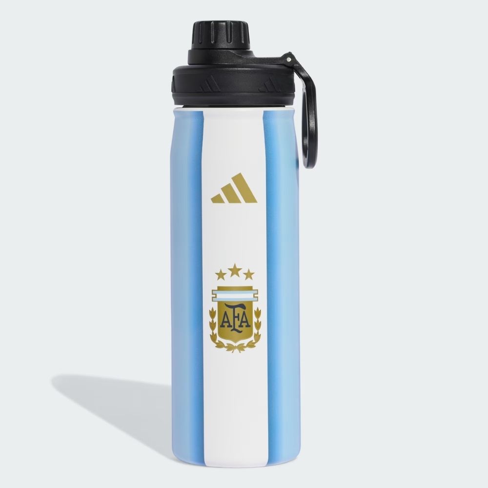 adidas AFA Argentina Metal Bottle - White/Black