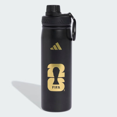 adidas WC '26 OLP Metal Bottle - Black
