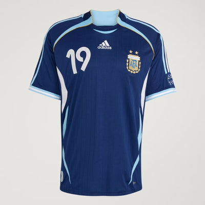 adidas AFA Argentina '06 "Lionel Messi No. 19" Men's Away Jersey