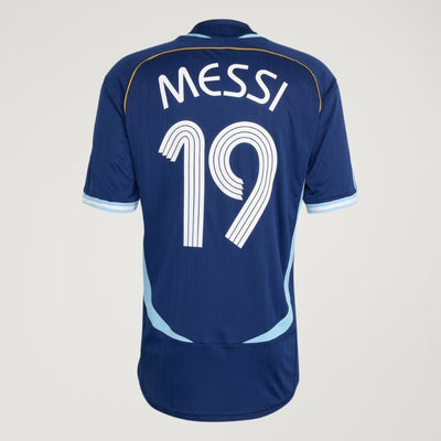 adidas AFA Argentina '06 "Lionel Messi No. 19" Men's Away Jersey