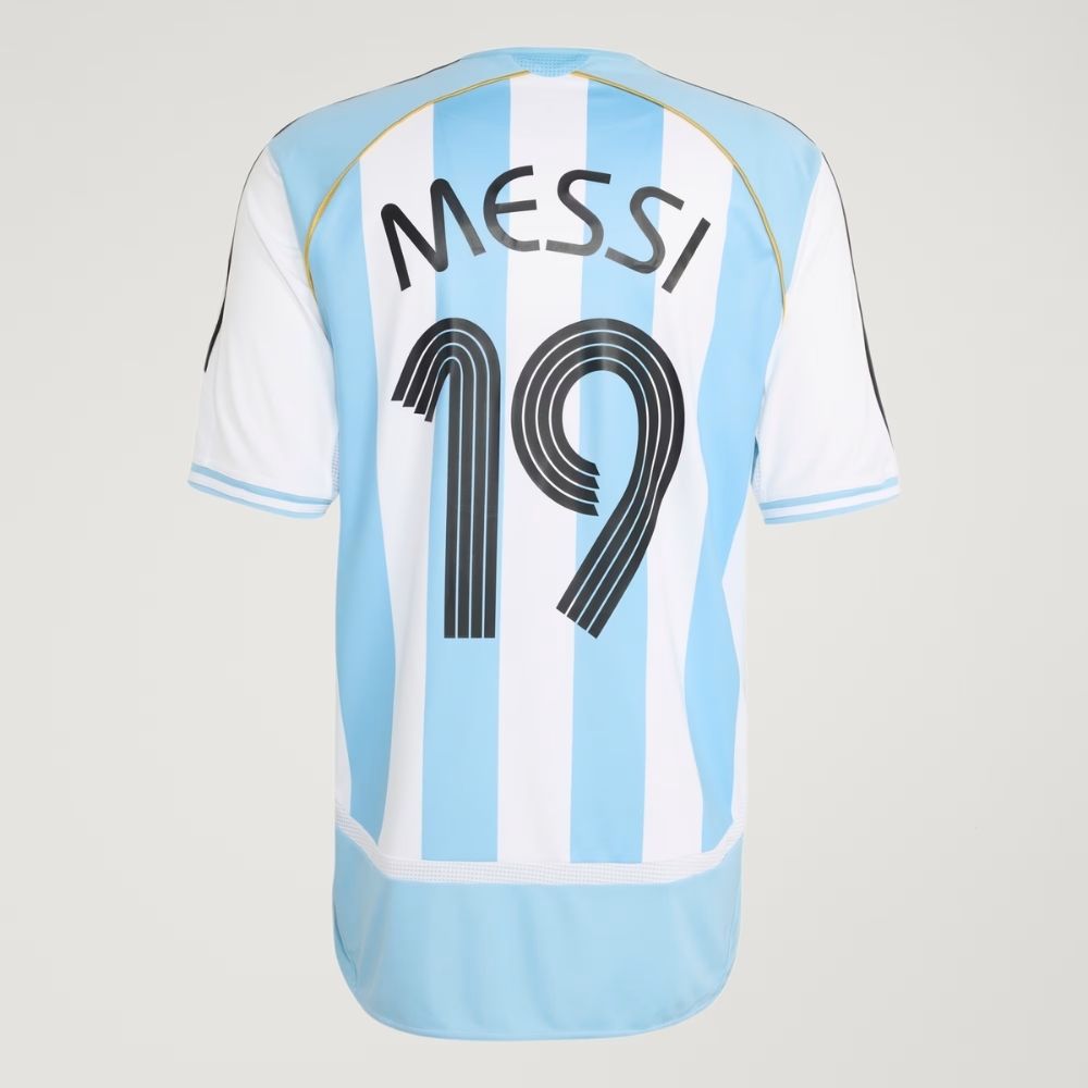 adidas AFA Argentina '06 "Lionel Messi No. 19" Men's Home Jersey