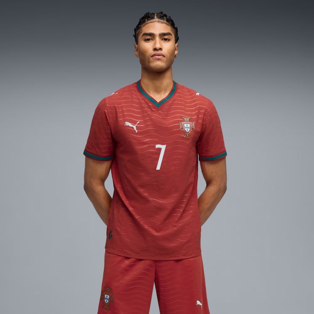 Puma FPF Portugal "C. Ronaldo #7" Men's Authentic Home Jersey