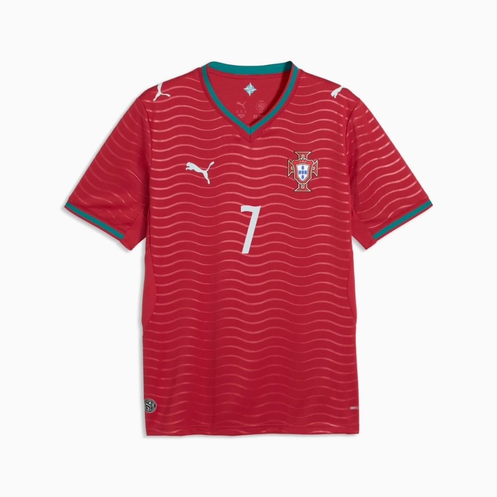 Puma FPF Portugal "C. Ronaldo #7" Men's Home Replica Jersey