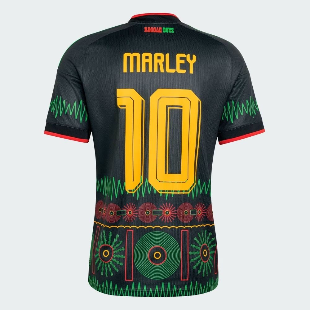adidas JFF Jamaica WC '26 "Bob Marley No. 10" Men's Replica Away Jersey