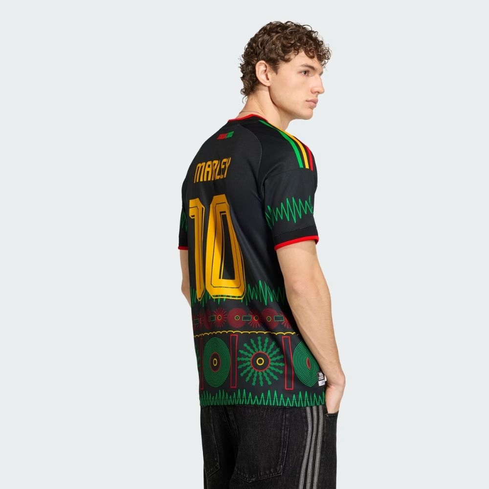 adidas JFF Jamaica WC '26 "Bob Marley No. 10" Men's Replica Away Jersey