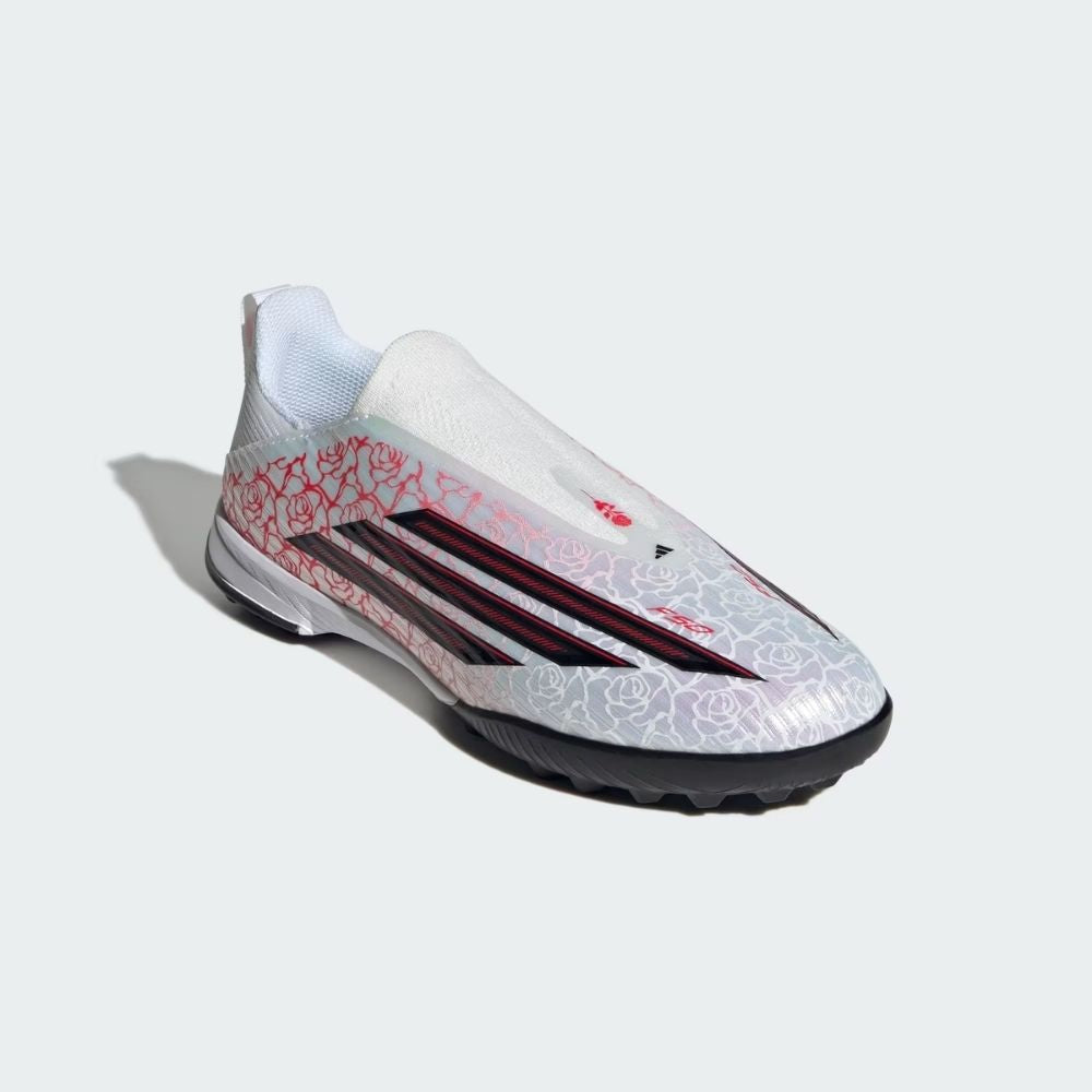 adidas Junior F50 League Laceless "Lamine Yamal" Turf Soccer Shoes
