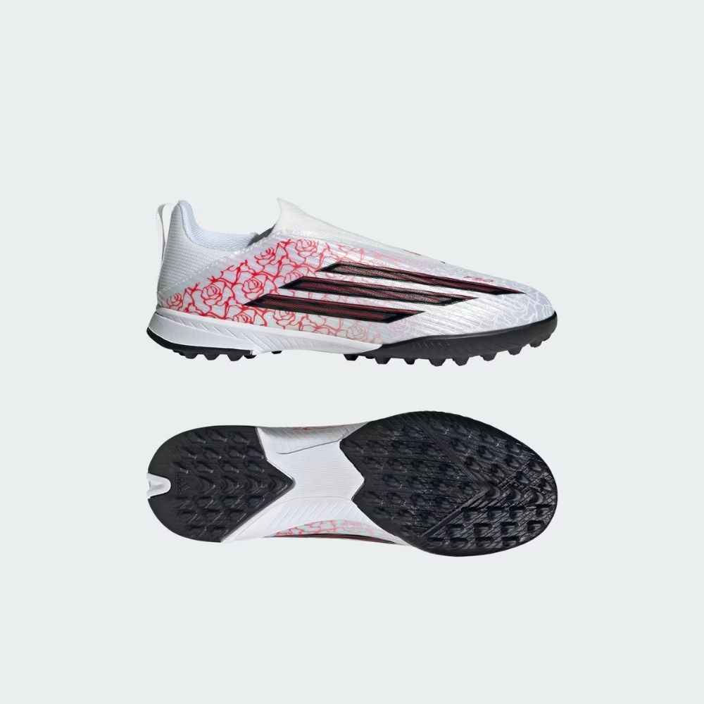 adidas Junior F50 League Laceless "Lamine Yamal" Turf Soccer Shoes