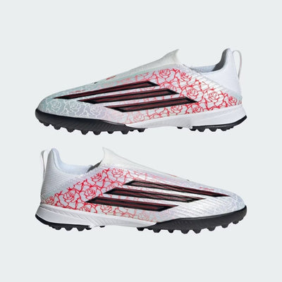 adidas Junior F50 League Laceless "Lamine Yamal" Turf Soccer Shoes