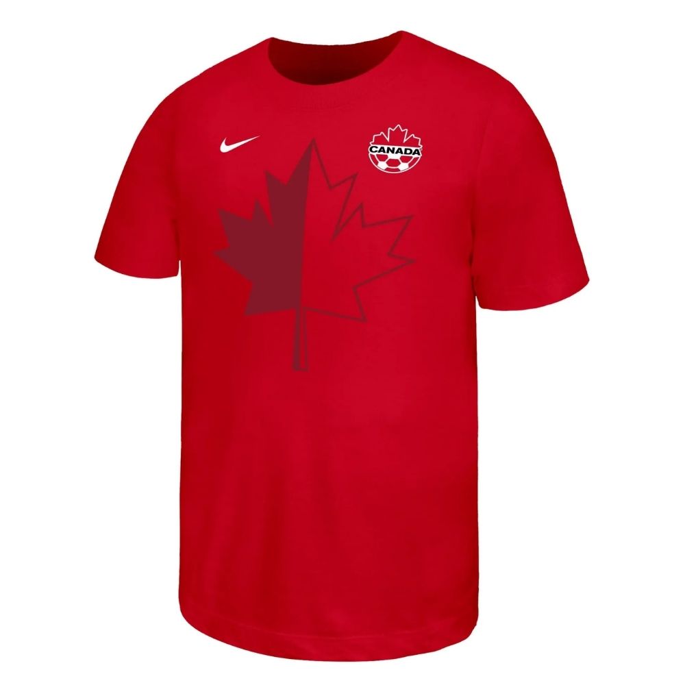 Nike CMNT Canada WC '26 "Alphonso Davies" Youth Core Cotton SS Tee