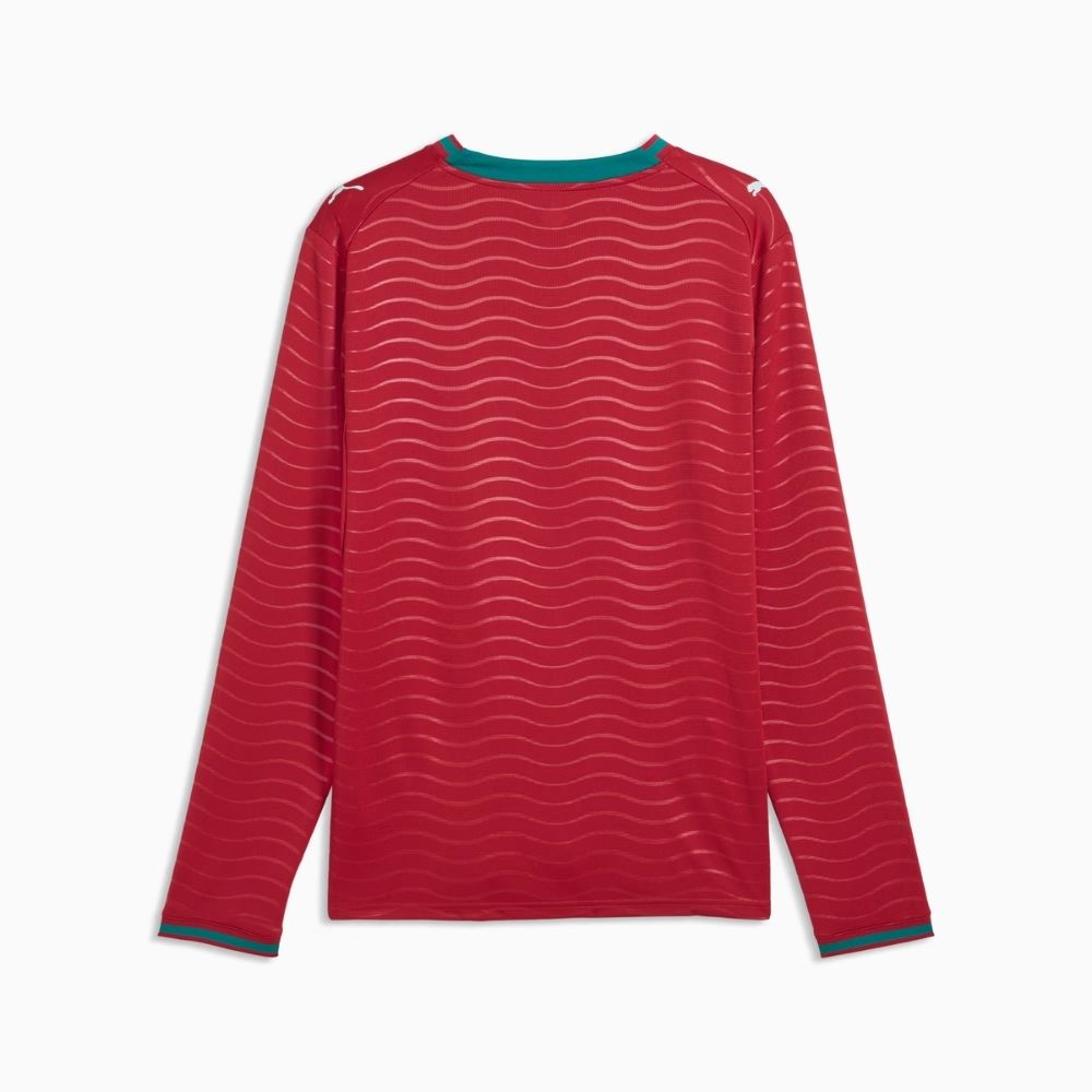 Puma FPF Portugal Men's Long-Sleeve Home Replica Jersey