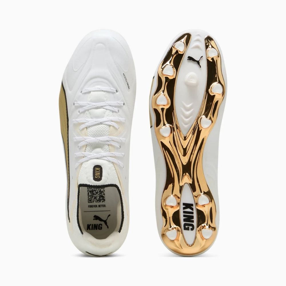 PUMA KING サッカーシューズ ホワイト/ゴールド Puma King 20 Ultimate Firm/Artificial Ground Cleats – Soccer Maxx