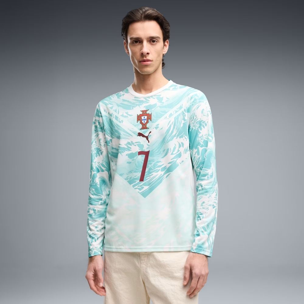 Puma FPF Portugal WC '26 "Ronaldo #7" Away Long-Sleeve Replica Jersey