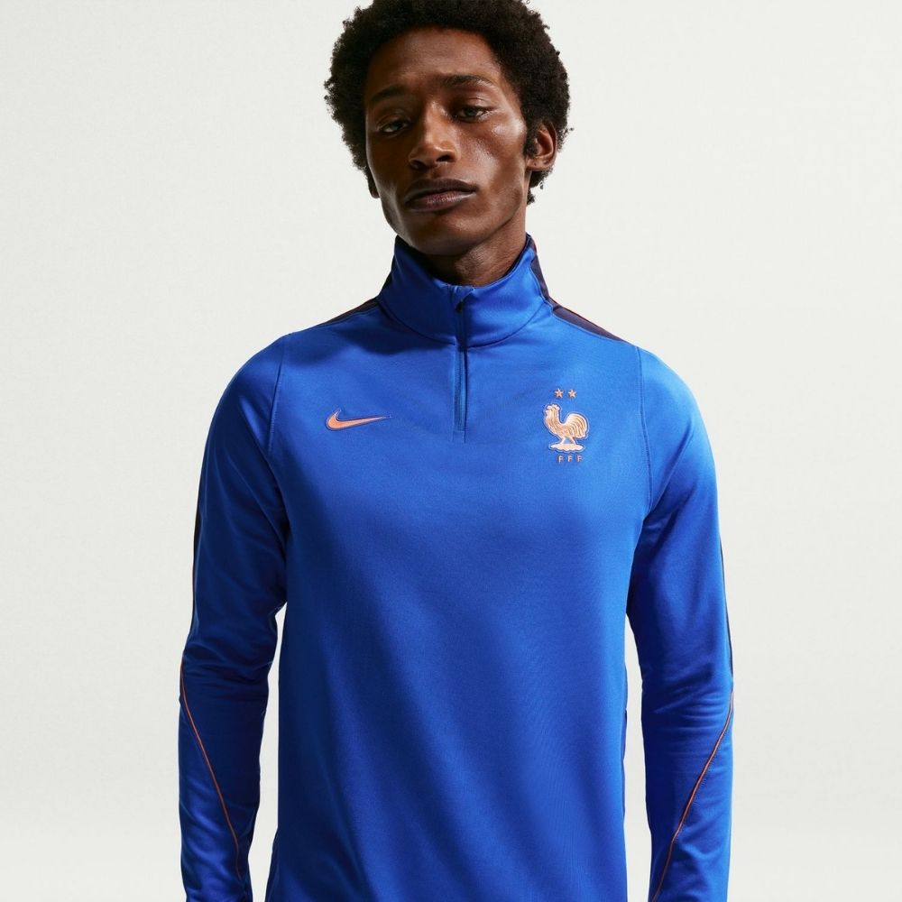 Nike FFF France Strike Men's 1/4-Zip Top