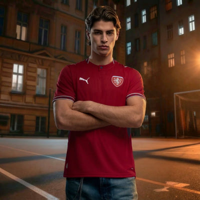 Puma FACR Czech Republic WC '26 Men's Home Replica Jersey