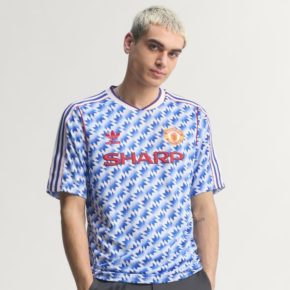 Manchester United 90-92 Adidas アウェイシャツ adidas Manchester United FC 90/92 Men's Away Jersey – Soccer Maxx