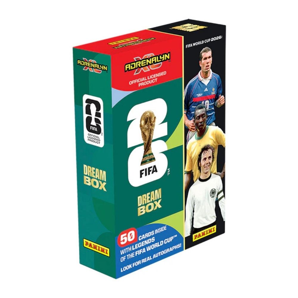 2026 Panini Adrenalyn XL FIFA WC '26 Cards – MEGA TIN (66 Cards + LE & Golden Baller)