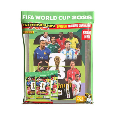 2026 Panini Adrenalyn XL FIFA WC '26 Cards – MEGA TIN (66 Cards + LE & Golden Baller)