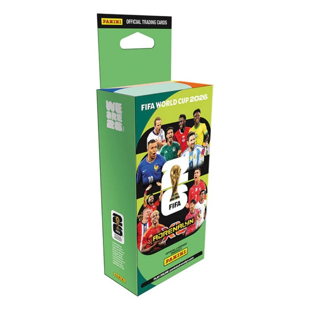 2026 Panini Adrenalyn XL FIFA WC '26 Cards – MEGA TIN (66 Cards + LE & Golden Baller)