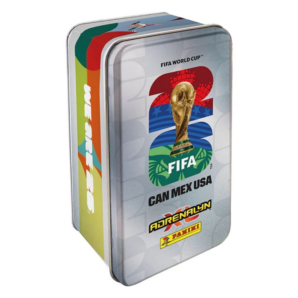 2026 Panini Adrenalyn XL FIFA WC '26 Cards – MEGA TIN (66 Cards + LE & Golden Baller)