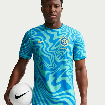 Nike CBF Brazil Academy Pro Men's Pre-Match Short-Sleeve Top