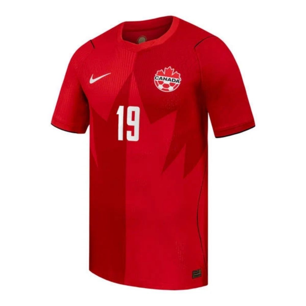 Nike Canada Soccer WC '26 "Alphonso Davies No. 19" Youth Stadium Home Jersey