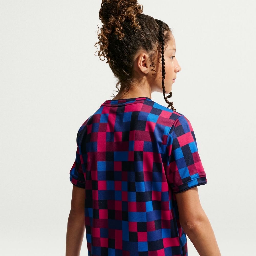 Nike FC Barcelona Dri-FIT Soccer Pre-Match Youth Top