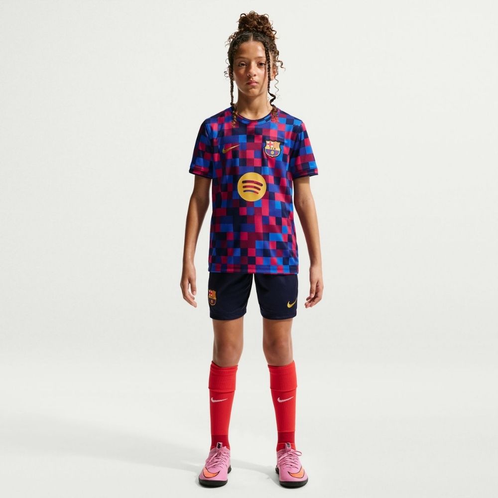Nike FC Barcelona Dri-FIT Soccer Pre-Match Youth Top – Soccer Maxx