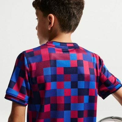 Nike FC Barcelona Dri-FIT Soccer Pre-Match Youth Top