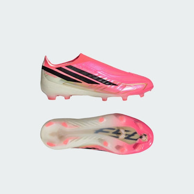 adidas Junior F50 Hyperfast Elite Laceless Firm Ground Football Boots