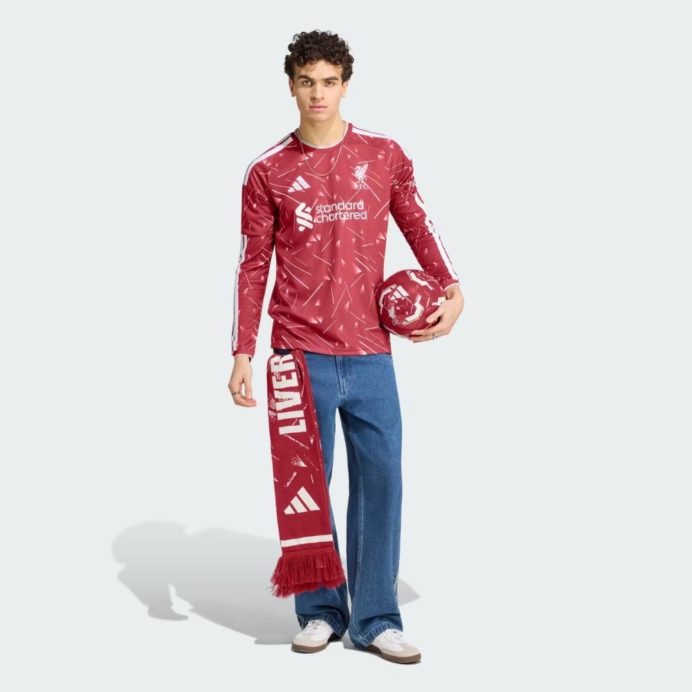 adidas Liverpool FC 26/27 Men's Home Long-Sleeve Jersey – Soccer Maxx