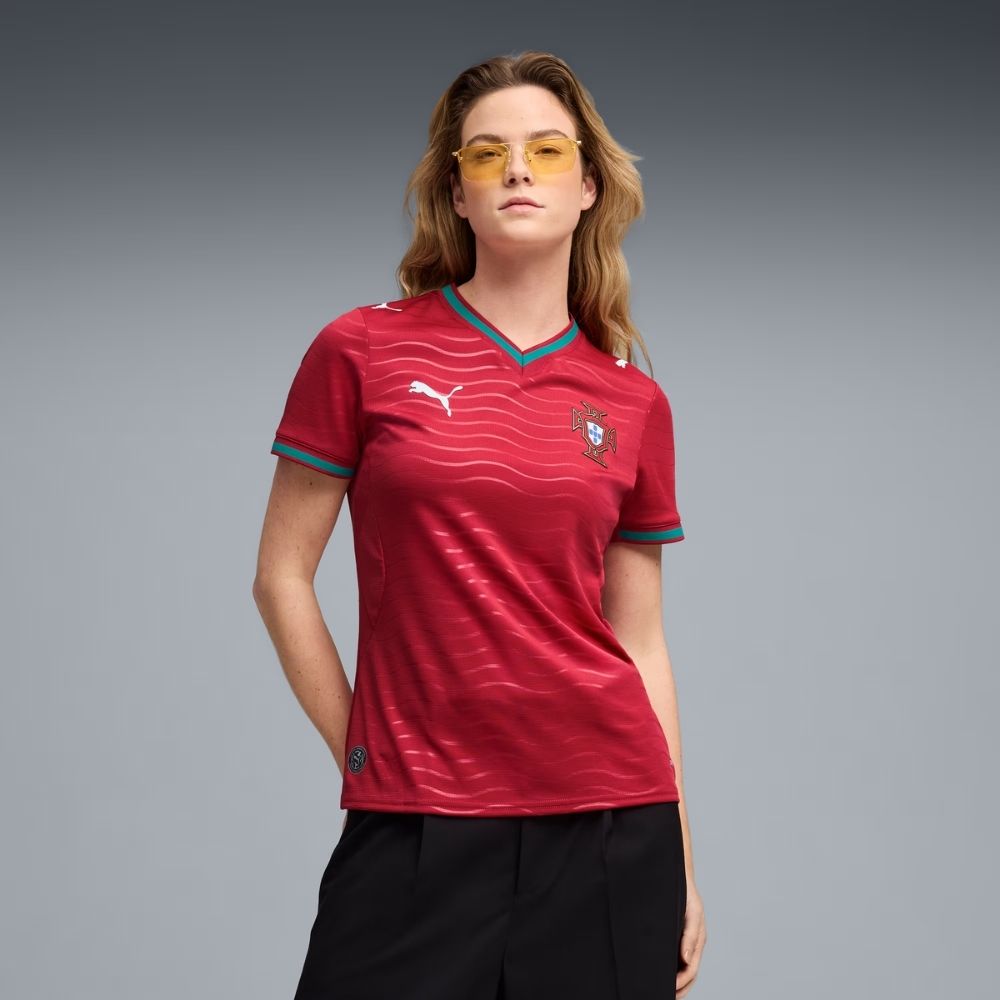 j.PRESS ブレザー REDLABEL M Puma FPF Portugal WC '26 Women's Home Jersey Replica – Soccer Maxx