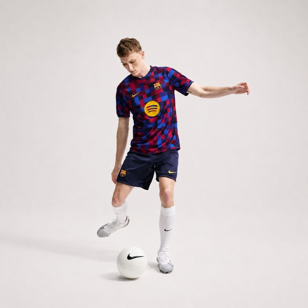 Nike FC Barcelona Home Pre-Match Men's Soccer Top