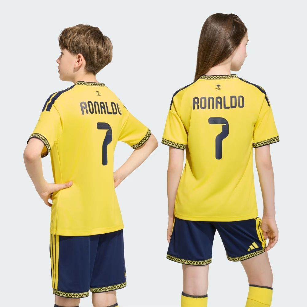 adidas Al-Nassr FC 25/26 "Ronaldo #7" Home Replica Kids Jersey