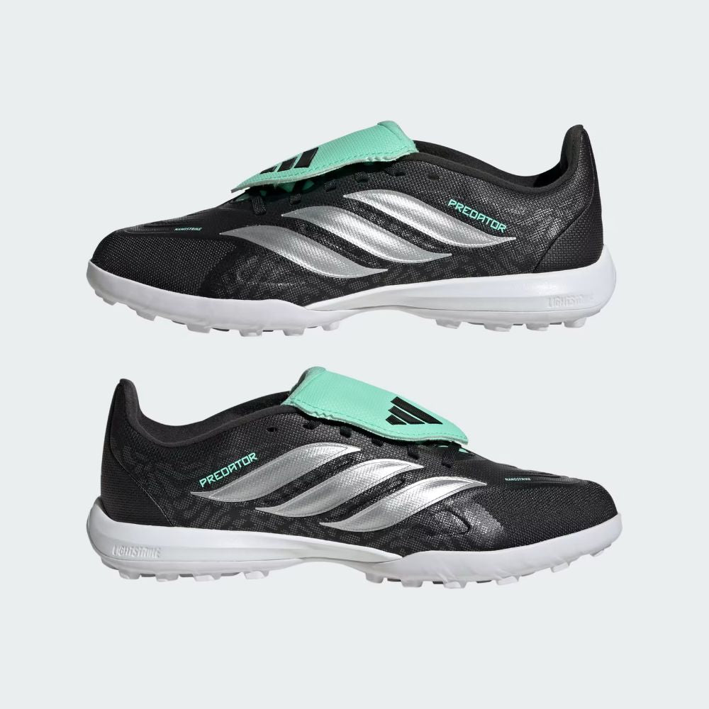 adidas Junior Predator League Fold-Over Tongue Turf Soccer Shoes
