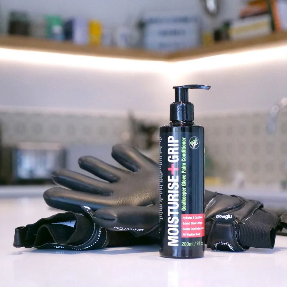 GloveGlu Moisturise + Grip Goalkeeper Glove Palm Conditioner 200ml