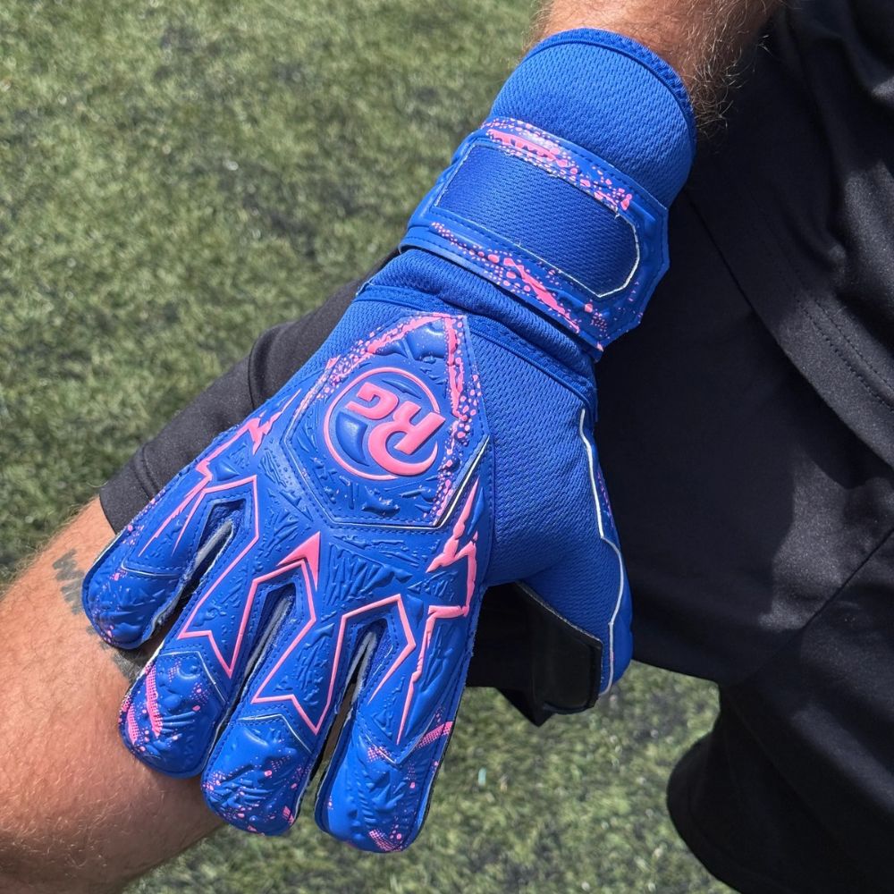 RG Snaga Galaxy Goalkeeper Gloves with Finger Support