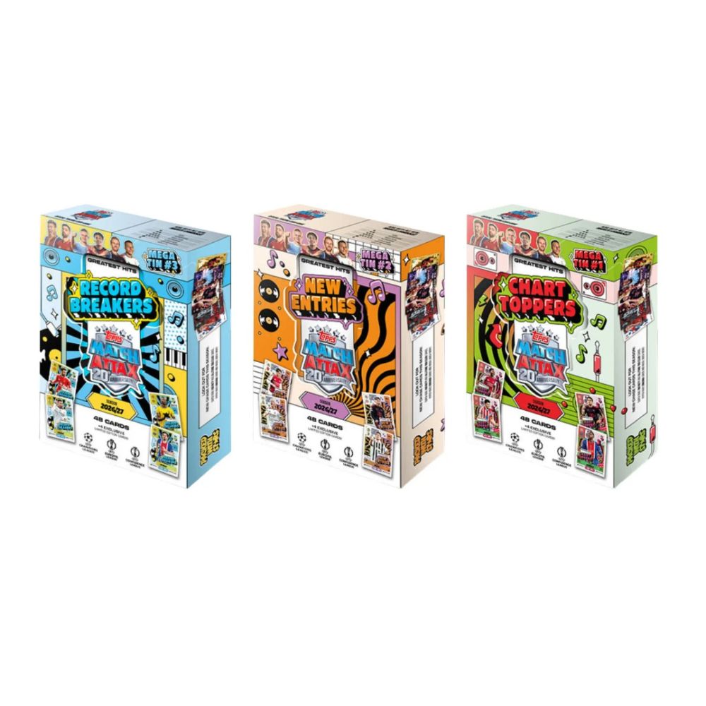 Topps Match Attax 2026/27 UEFA Club Competitions Cards - 1 Mega Tin