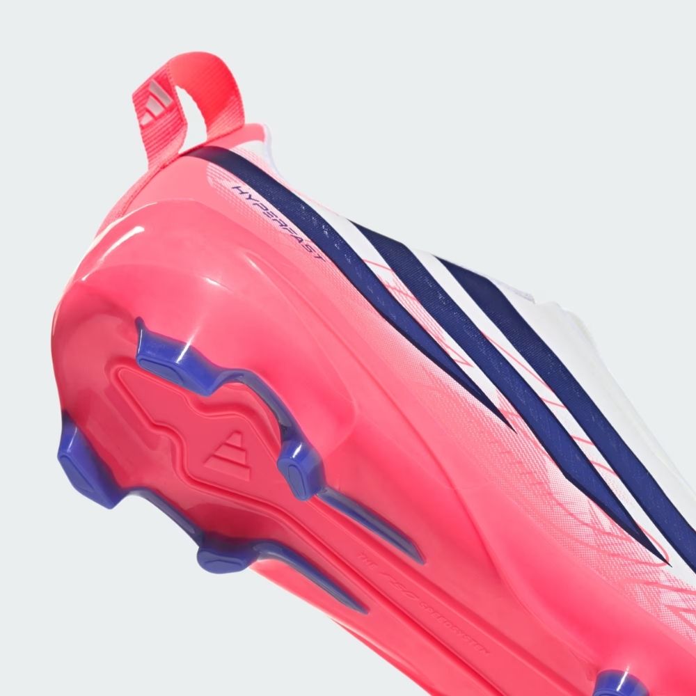 adidas Junior F50 Hyperfast League Laceless Firm Ground Football Boots
