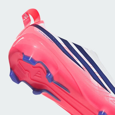 adidas Junior F50 Hyperfast League Laceless Firm Ground Football Boots
