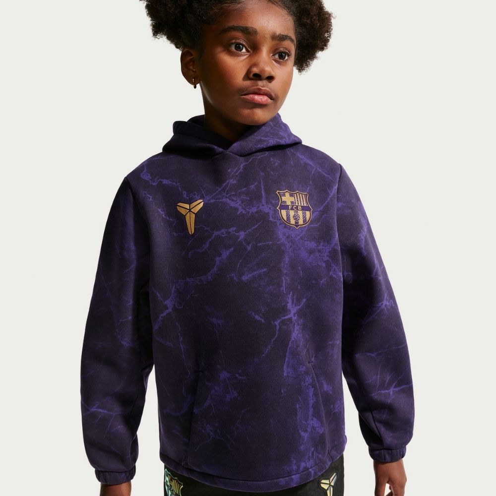 Nike Kobe Barcelona FC Away Youth Pullover Hoodie