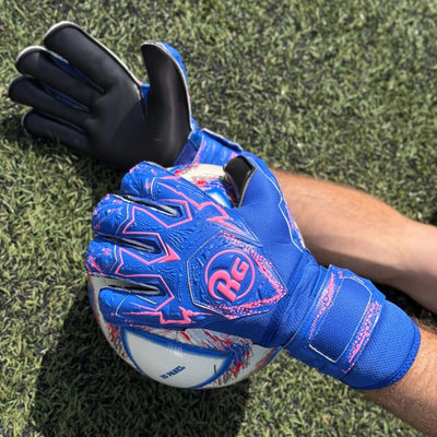 RG Snaga Galaxy Goalkeeper Gloves with Finger Support