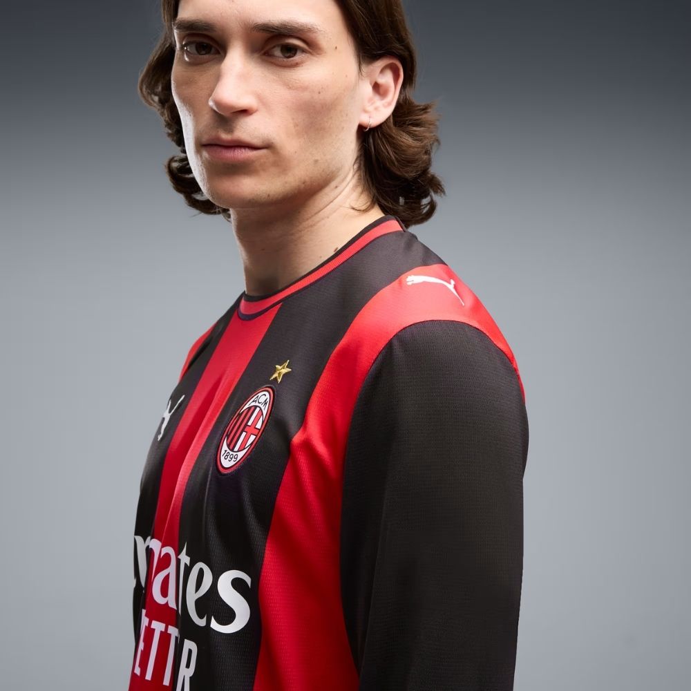 Puma AC Milan 26/27 Replica Home Long Sleeve Men's Jersey