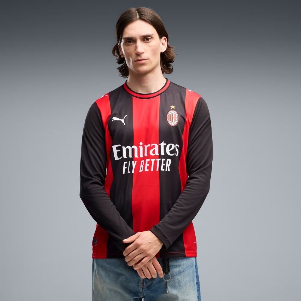 Puma AC Milan 26/27 Replica Home Long Sleeve Men's Jersey