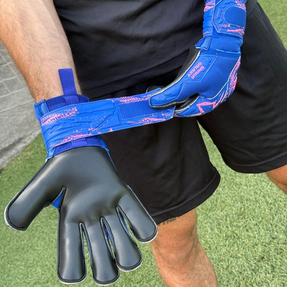 RG Snaga Galaxy Goalkeeper Gloves with Finger Support